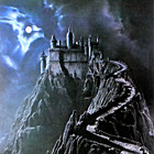Transylvania Absolut Halloween Spooky Castle Vintage 1997 Original Print Ad