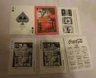 2 Ad Decks coca Cola Christmas Playing Cards  Green Deck Sealed And Case coke