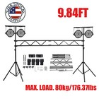 Light Truss Stand System - Trussing Dj Booth Kit Lighting Stage Pa Speaker T-bar