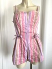 Vintage 1950 s - 2 Pc Playsuit Romper   Matching Skirt Pinup Set Union Label