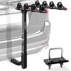 4-bike Hitch Mount Carrier Rack - Foldable Bicycle Rack For Cars  Suvs  Trucks