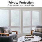  Window Privacy Film  Frosted Glass Static Cling Sun Heat 17 5  X 78 7  Pure