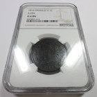 1814 P Ngc G6 Bn S-924 - Crosslet 4 Classic Head Large Cent 1c Us Coin  56056b
