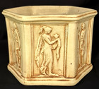 Weller Pottery Narona Hexagonal Two Color Planter    signed Weller   Mint 