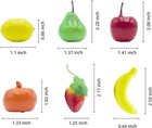 Mini Artificial Fruits Pack  Fake Fruit Set Plastic Fruit For Decor  Decorative 