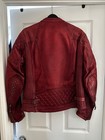 Roland Sands Clash Ce Jacket Oxblood Red Sz  Medium