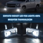 Pair For 2015-2020 Chevy Tahoe Suburban Gmc Yukon Xl Led Fog Lights Lamps drl