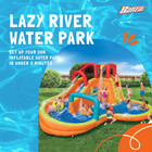 Banzai Inflatable Lazy River Adventure Water Slide And Pool  open Box 