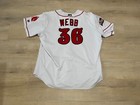 Jacob Webb 2023 Portland Sea Dogs Game Used Worn Home Jersey