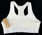 New Adidas White Aeroready Alphaskin Racerback Sports Bra Elastic Band Womens Xl