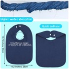 6 Pcs Extra Large Muslin Toddler Baby Bibs For Girls And Boys Bandana Drool B   