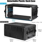 2u 4u 6u Portable 2u Rackmount Flight Cases Watertight Dust-proof 19  Rack Case