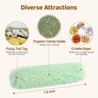 Potaroma Cat Toys Pillows  3 Pack  3 Count  pack Of 1   Green Yellow Violet 