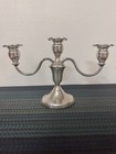 Mueck Cary 3 Prong Sterling Silver Candelabra Weighted