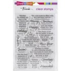 New Stampendous Rubber Stamp Clear Christmas Winter Times Together Free Usa Ship