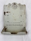Rare Great Majestic Range Advertising Tin Match Safe Farmhouse