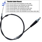New Throttle Cable For Yamaha Grizzly 600 Yfm600 4x4 1998 1999 2000 2001