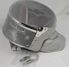 American Fencing Co  Xs Fencing Saber Mask Armoury Helmet - Silver Steel