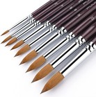 Sable Watercolor Brushes Professional Superior Kolinsky Watercolor Paint 9pcs us