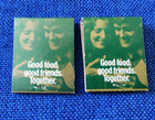 Matchbook Lot Of 2 - Vintage Holiday Inn Good Food Good Friends Together Used