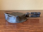 Antique 1910 Wagner Salesman Sample Cast Iron Waffle Iron Maker With Base
