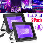 2pack Uv Black Light 100w Bar Uv Led Stage Blacklight Party Dj Club Halloween Us