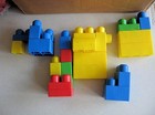 23 Pc Mega Bloks Lot Large Plastic Building Blocks First Toddler Baby Build