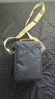 Canon Vintage Camera Bag Case Black Tan Canvas Padded Dslr Slr Shoulder