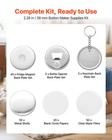 Vevor Button Maker Supplies 50 Sets 2 28 In 58 Mm Magnet Bottle Opener Keychain