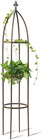Garden Obelisk Trellis 100  Metal Heavy Duty 5 5 Ft For Climbing Vines