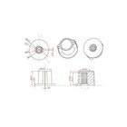 Vintage Style Knob Hifi Guitar Amp Effect Pedal Knob For Marconi Neve 26x18mm Us