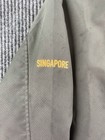 Vintage Singapore Soccer Jacket Men Extra Large Gray Orange Nike Team Y2k