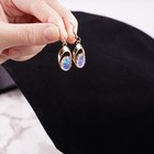 Morpho Butterfly Earrings   Bracelet Set  Vintage Gold Tone