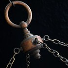 A Large19th Century Brass English Hallway Lantern
