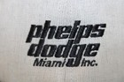 Phelps Dodge Miami Arizona Gray Black Corduroy Snap Back Baseball Cap Hat Lid