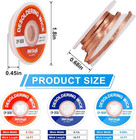 3pcs Solder Wick Braid With Flux  Upgraded Desoldering Wick  3 Sizes