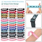 45pcs Wwjd Bracelet Pack For Women Men  Christian Jesus Wristbands Gifts  W w   
