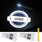 No Fade Car Door Lights Logo Compatible With Nissan  Led Welcome Na-4pcs
