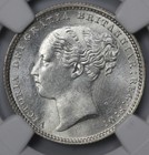 1885 Great Britain Silver 1 Shilling Ngc Ms 63