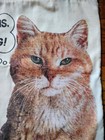 Vintage 1980s Morris The Cat 9 Lives Canvas Tote Bag  With Snap Closure  Purse
