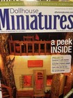 Lot 4 Miniature Collector Dollhouse Magazines 2008-9