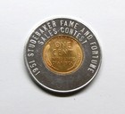 Vintage 1951 Studebaker  Fame   Fortune Sales Contest Encased Coin Cent Token
