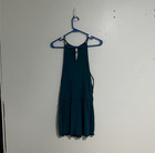 Women s Emerald Green Sleeveless Romper Xs Casual Dressy One Piece Outfit
