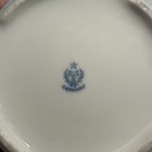 Rs Germany Hand-painted Porcelain Hair Receiver With Pink Roses Antique