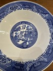 Vintage Extra Large Blue Willow Ware Royal China Serving Vegetable Salad Bowl 