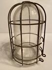 Vintage Industrial Explosion Proof Cage Lamp Light Fixture