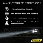 Cree H7 Protekz 1300w Fanless Led Headlight Kit High Or Low Beam Bulb 6000k Car