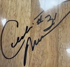 Cedric  cornbread  Maxwell  31 Signed Boston Garden Wooden Parquet Floor Piece