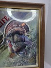 Miller High Life Beer Diamond Wildlife Series Mirror Sign-turkey-   show Time   