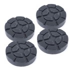 4pcs Round Rubber Arm Pads Lift Pad Fit For Auto Lift Car Truck Hoist Heavy Duty